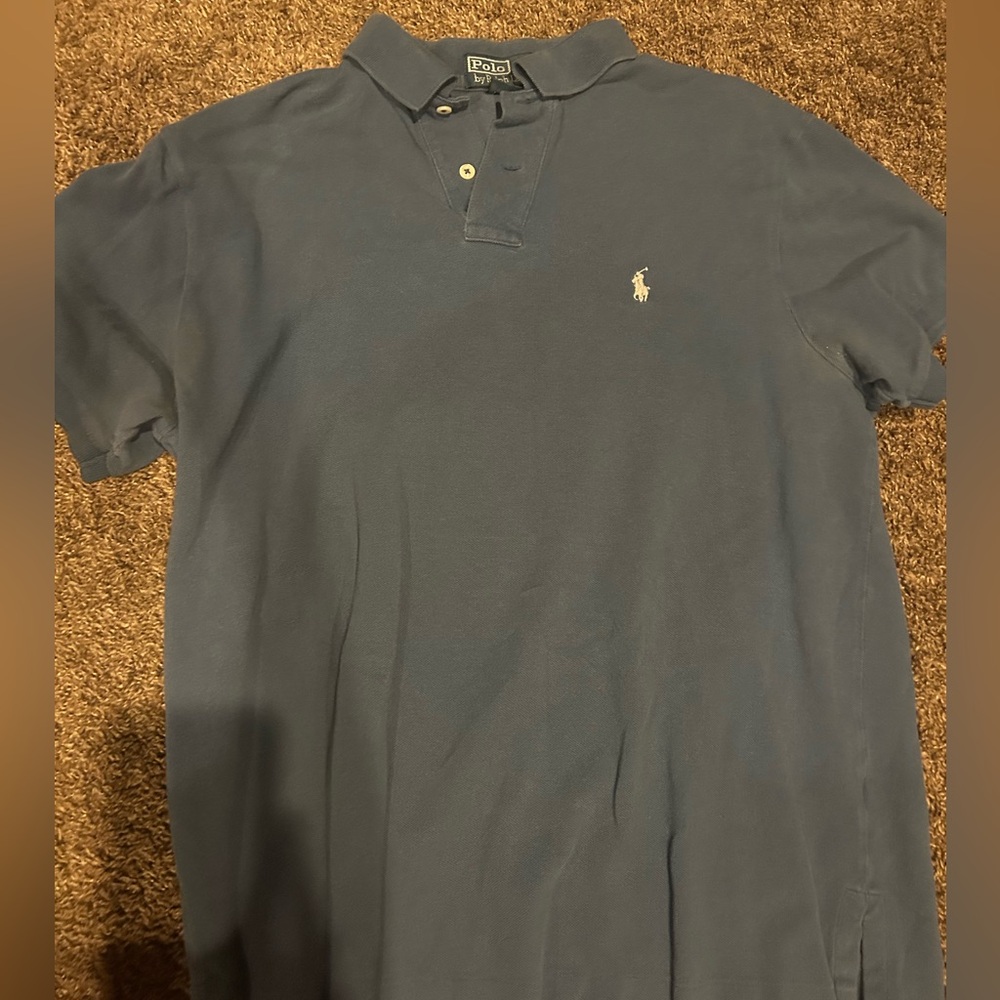 Ralph Lauren Navy Polo Shirt for Men